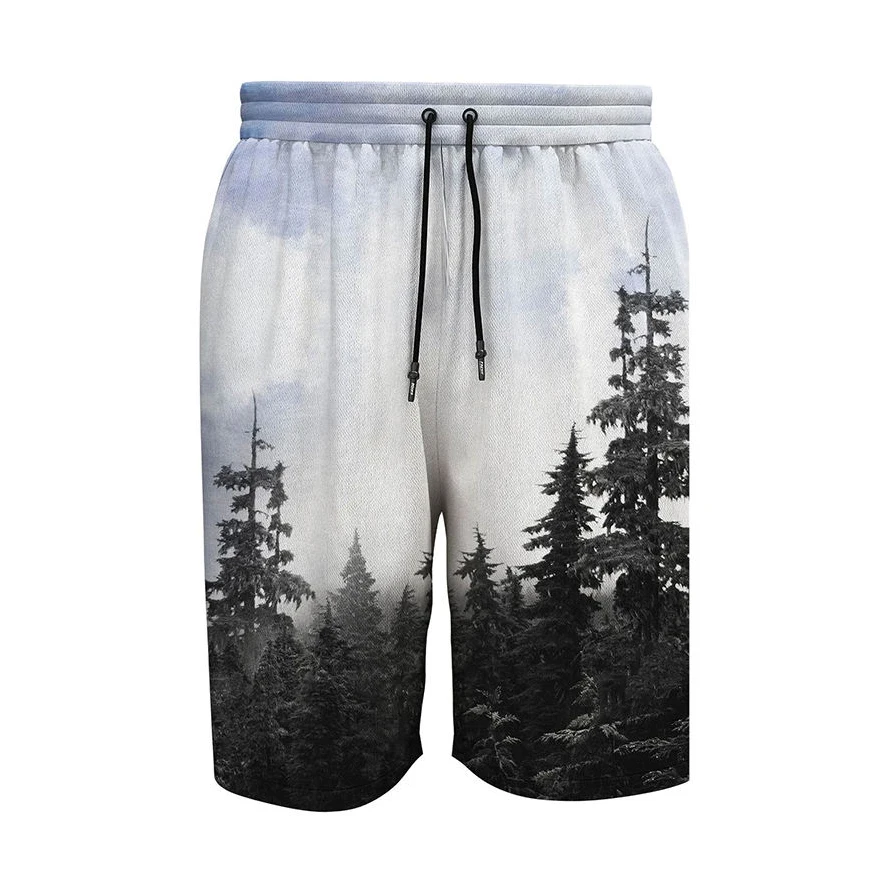 Pantaloncini da uomo estivi in ​​cotone all'ingrosso Urban Pipe Special Summer Leaf Pattern Bermuda pantaloncini larghi da uomo537_voghion.com