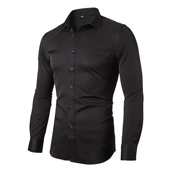 Designed Mens Dress Shirt Cotton With Long / Short Sleeve - Oem Odm ...