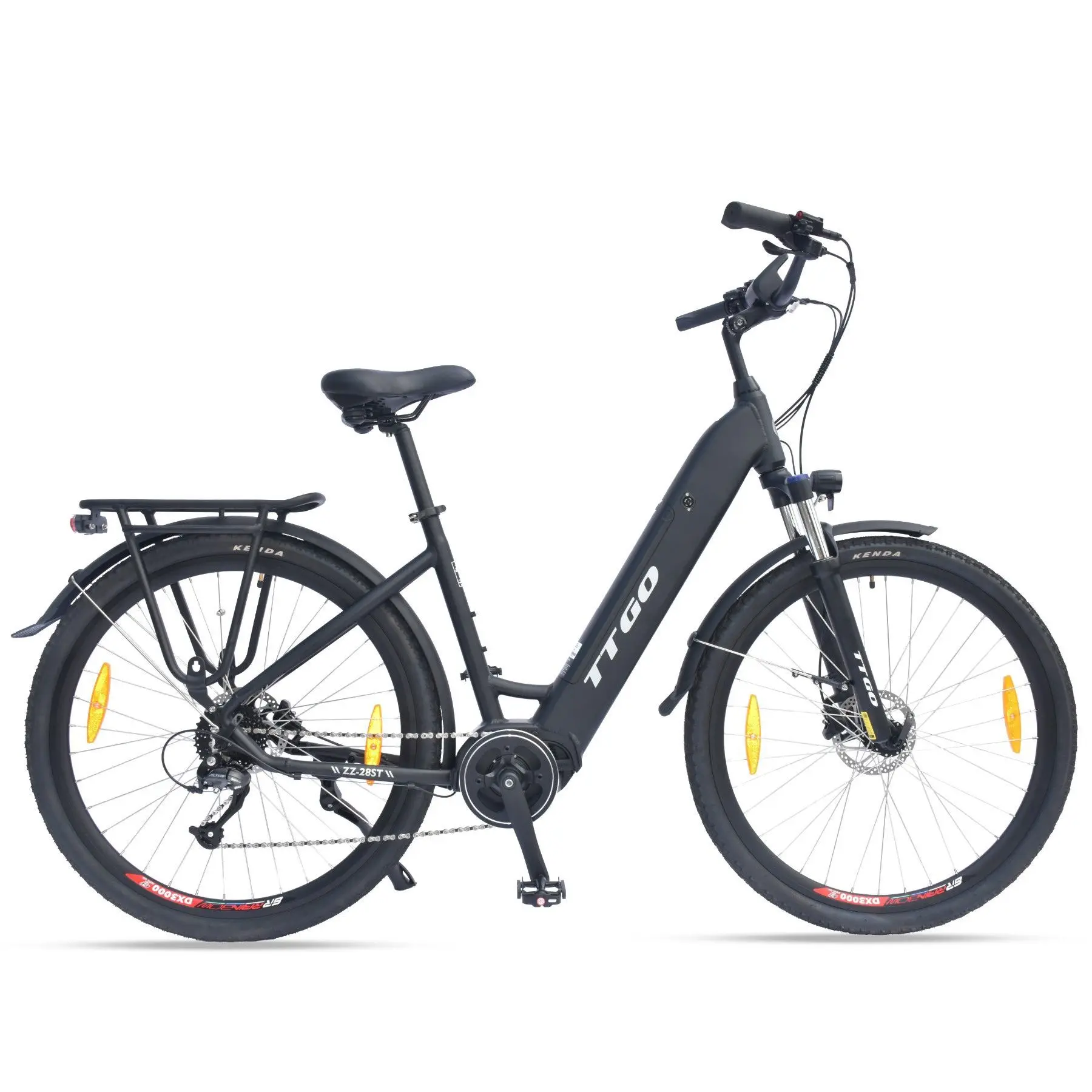 TTGO LK-ZZ-28ST Electric Bike City Electric Bike 250W 36V 20Ah battery Shimano 9 speed