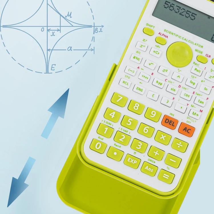 Scientific Function Calculator for Students to Use in Vocational Exams Architecture Statistics Portable Exam Calculator