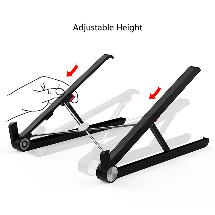 Ультралегкая односекундная портативная складная подставка для ноутбука Alluninum, регулируемая подставка для ноутбука 11-17 дюймов, ноутбуки