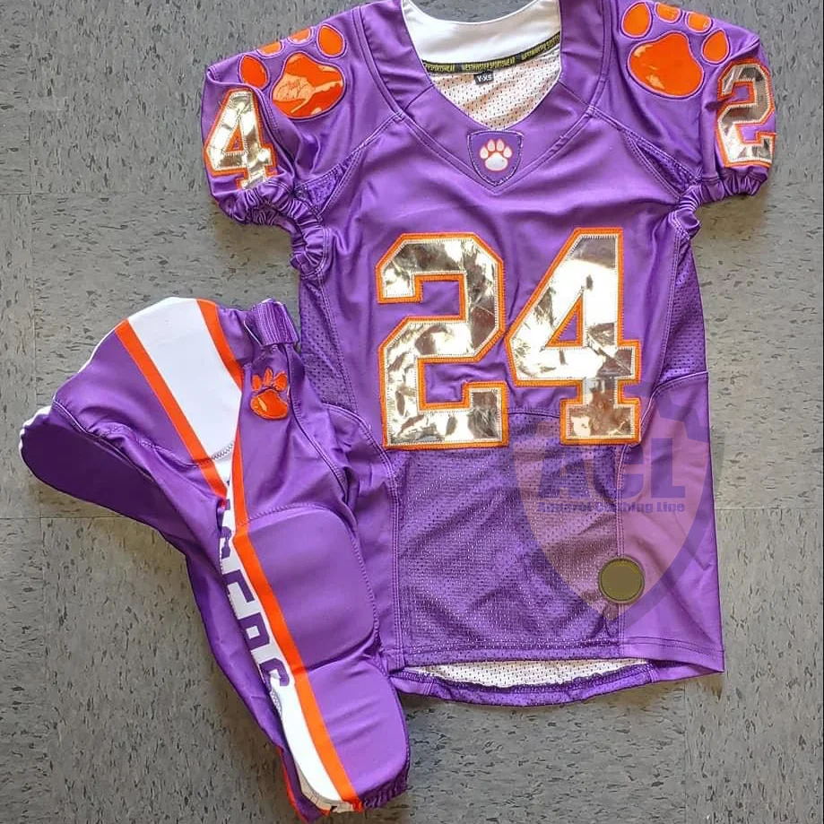 Custom American Football Uniforms Sublimation Football Jerseys Tackle