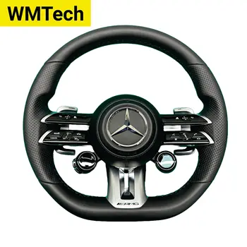 Custom Steering Wheel Fit for Mercedes Benz AMG C, E, S,  G, GL, GLS model Mercedes Benz Steering Wheel W205 W213 W222 W223