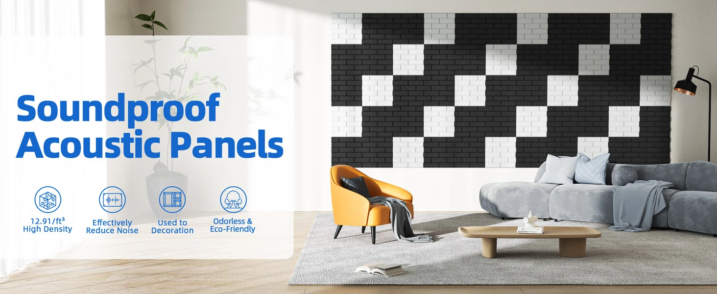 Self-Adhesive High Density Pet Felt Acoustic Panel Black Soundproof Wall Panels for Home Studio Office Pet Felt Acoustic Panel manufacture