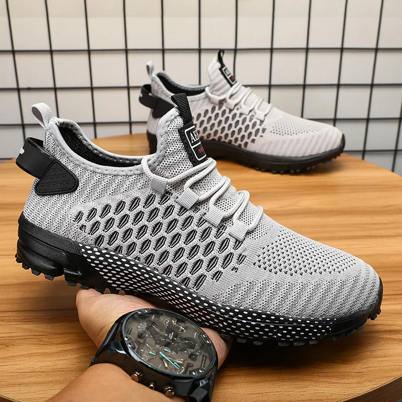 Brand Logo Customize Plus Size US 13 EU 47 Man Lightweight Tenis Casual Sports Sneakers Mesh Running Walking Shoes for Men
