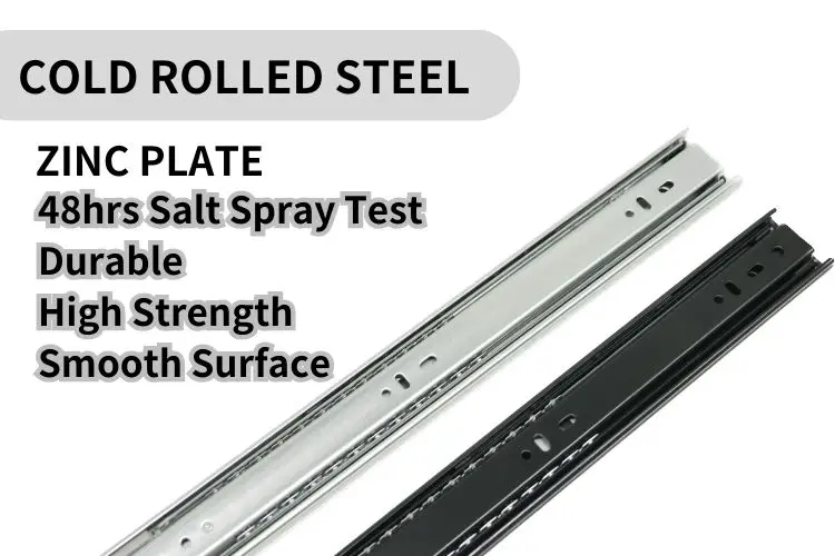 Sliding Rail With Roller Extension Ball Bearing Elasticity Computer ...