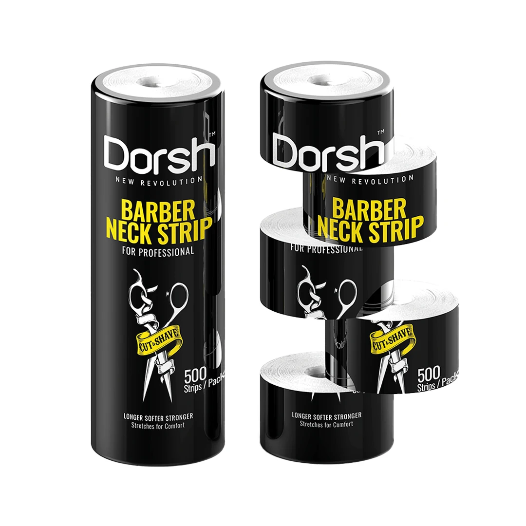 DORSH NECK STRIP 5 PIECES Hairdressing Salons Barber Neck Strips High Quality Neck Strip - Made in Turkey