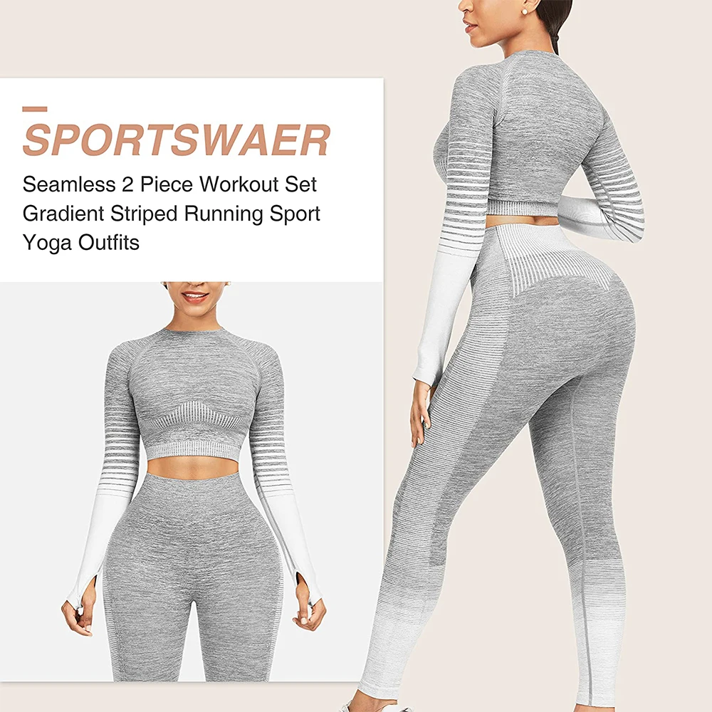 Wholesale Workout Sets For Women 2 Piece Yoga Outfits High Waist ...