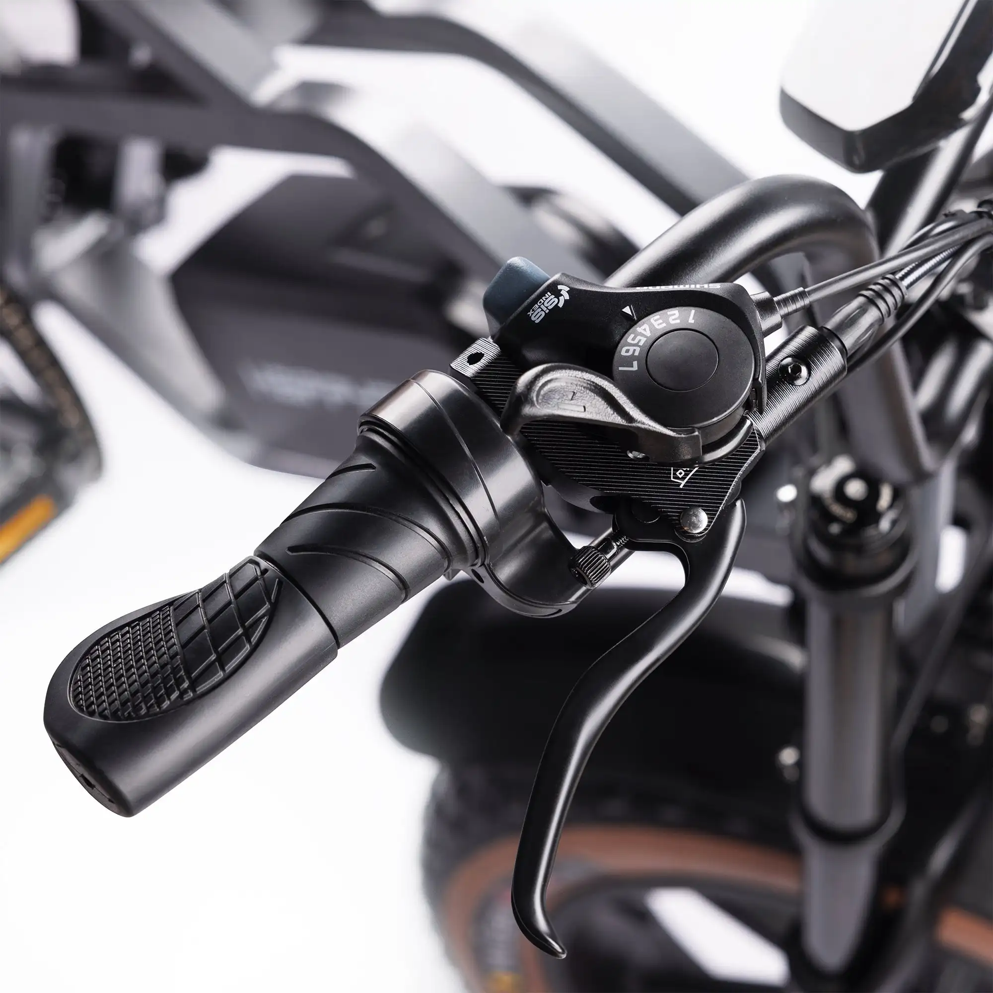 Happyrun G60 Tank 1500W Electric Bike with Integrated 250W Motor Fat Tire All Terrain 60KM Range Electric Cycle Motorcycle