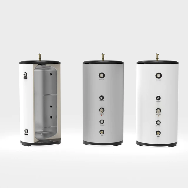 500L Solar Water Buffer Tank for Household & Outdoor Use Battery Powered Gas Heat Pump for Hotels & RVs