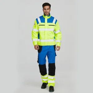 Factory Supply Multi Tool Pockets High Vis Safety Reflective Construction Working Workwear Work Pants
