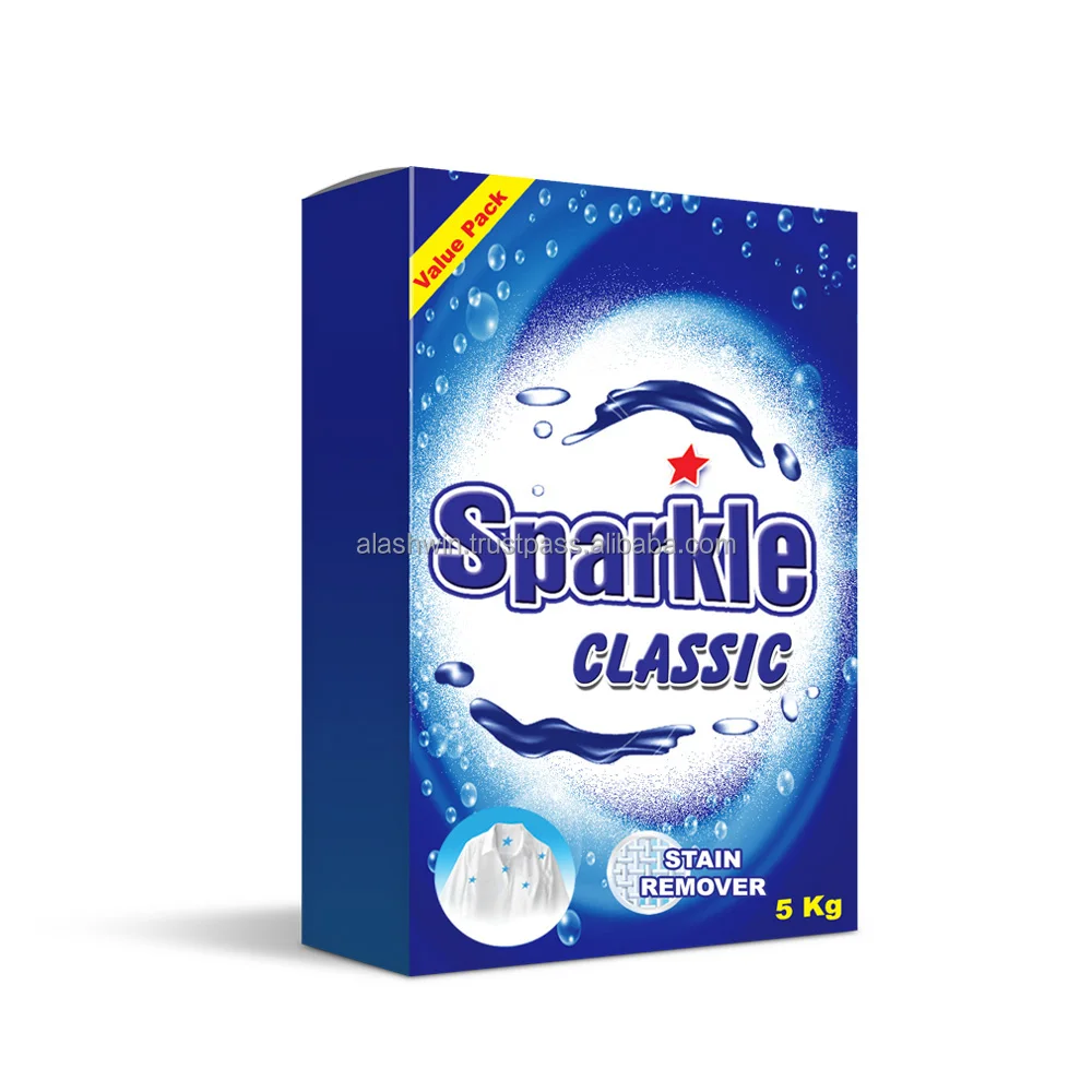 Highly Effective Sun Derived Active Washing Powder 3kg Floral Scented Laundry Detergent for Apparel High Demand Stain Removers