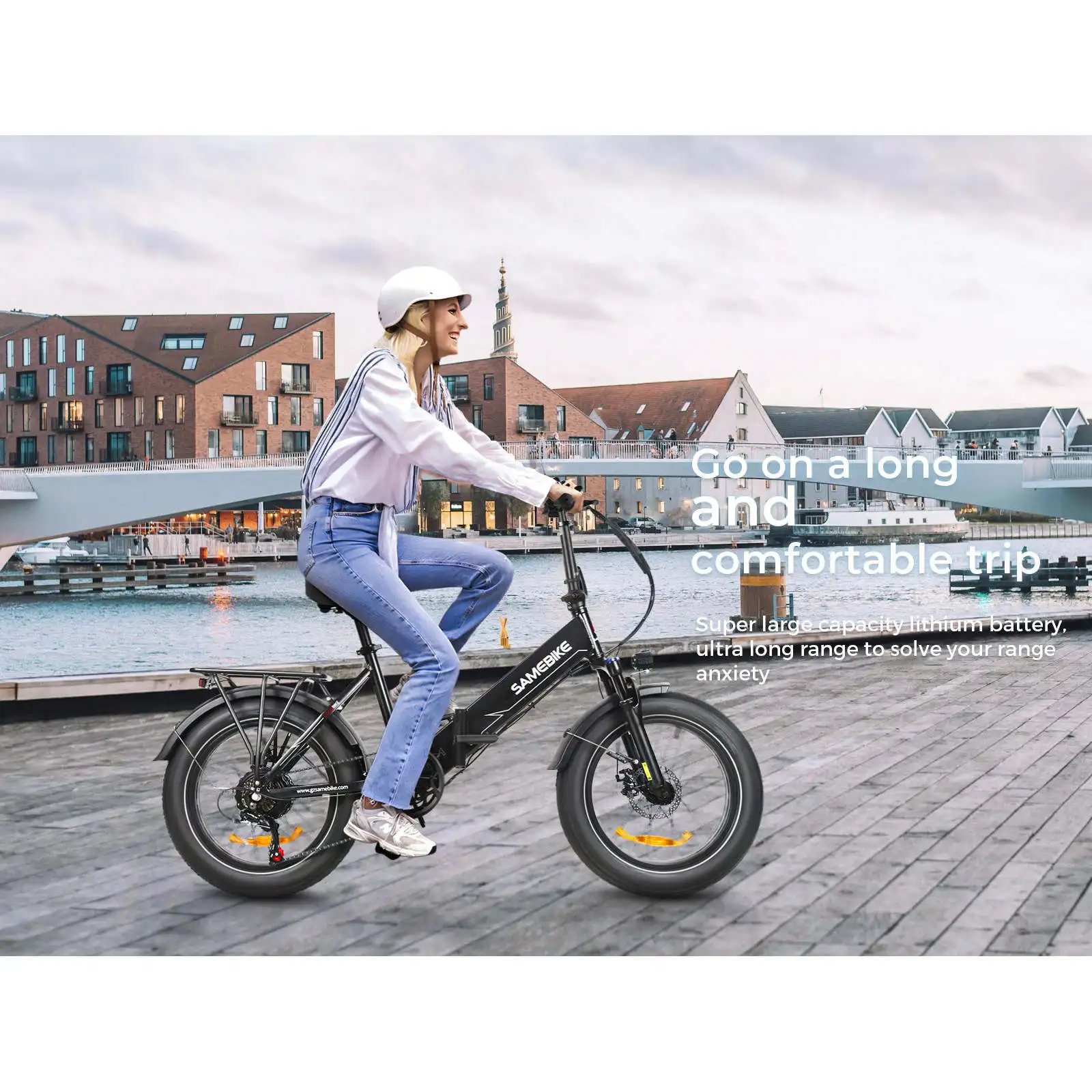 LOTDM200-II 750W Step-through Folding Bike