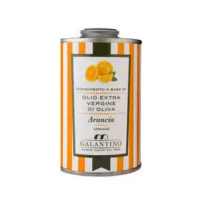 Orange-Flavored Extra Virgin Olive Oil 12 X 250 ml Cans Per Box Premium Plants Oil