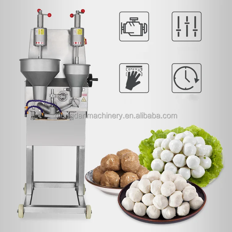 Macchina Automatica Per Polpette In Acciaio Inox - Compatta, Antiaderente, Per Polpette Di Carne E Verdure (Spina Europea)