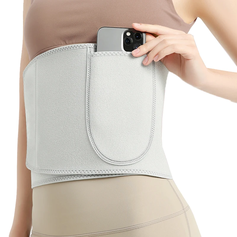 Breathable Elastic Waist Trimmer Brace Adjustable Neoprene Tummy Trimmer  Belt Slimming Waist Belts Unisex