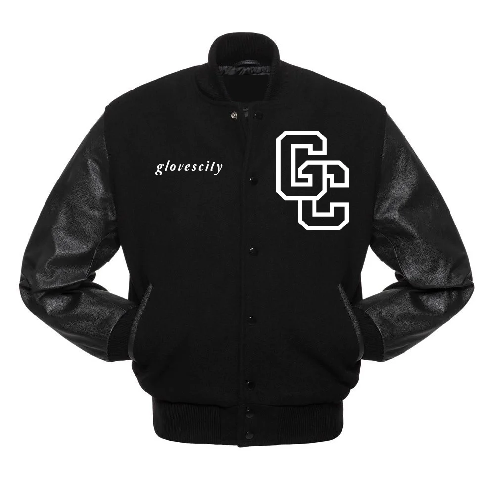 Custom Made Men's Baseball Melton Wool Windbreaker Jacket with