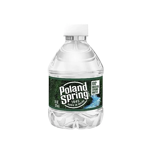 Poland Spring 100 Natural Spring Water 8oz Bottle (pack Of 15 Total Of 120 Fl Oz) Buy Poland