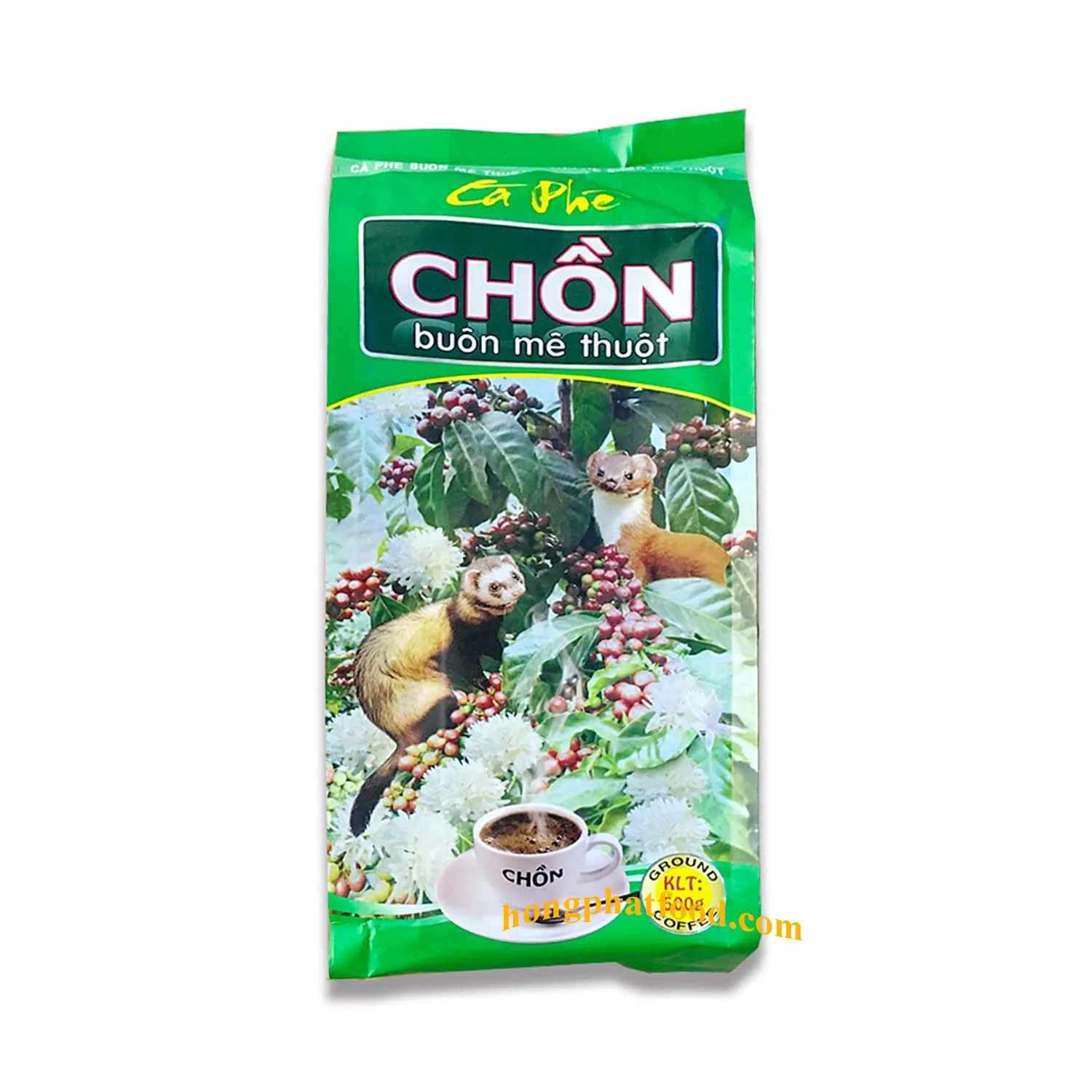 Competitive Price Premium Grade 100% Organic 500g in Bag Packaging Roasted Robusta Green Weasel Coffee Beans Powder From Vietnam