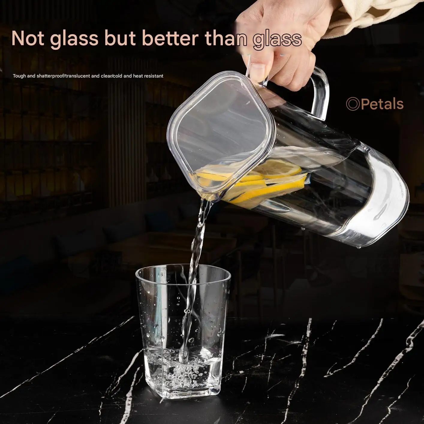 Cold Water Kettlewater Cup + Cold Water Jug Set PC Cold Water Cup Kettle High-end Plastic Non-glasscold Water Jug