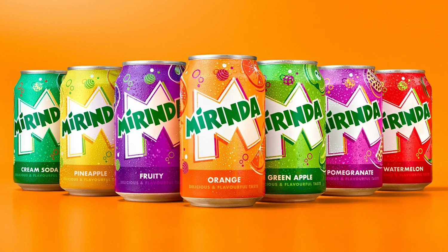 Factory Best Price Mirinda Soft Drinks 300ml / 500ml Cans & Bottles