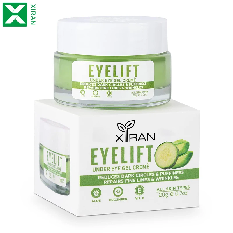 Private Label Pure Natural Organic Hydrating Eye Cream Gel Anti Wrinkle