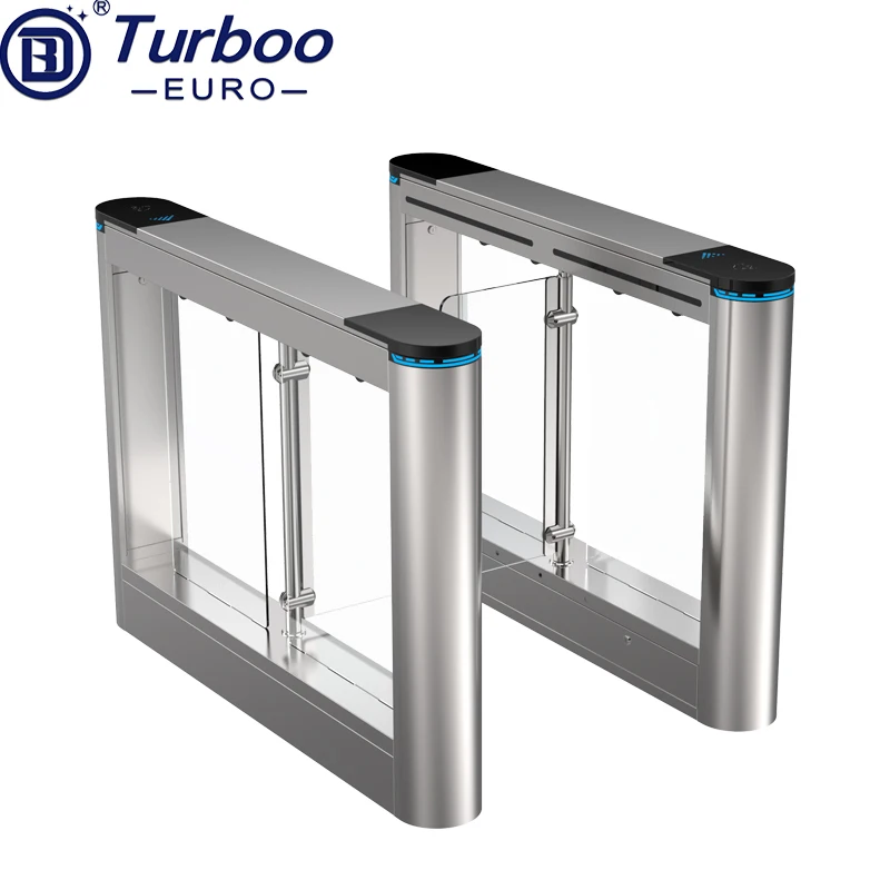 Access Control Fast Security Swing Barrier Gate Qr Code Swing Turnstile for Office Building
