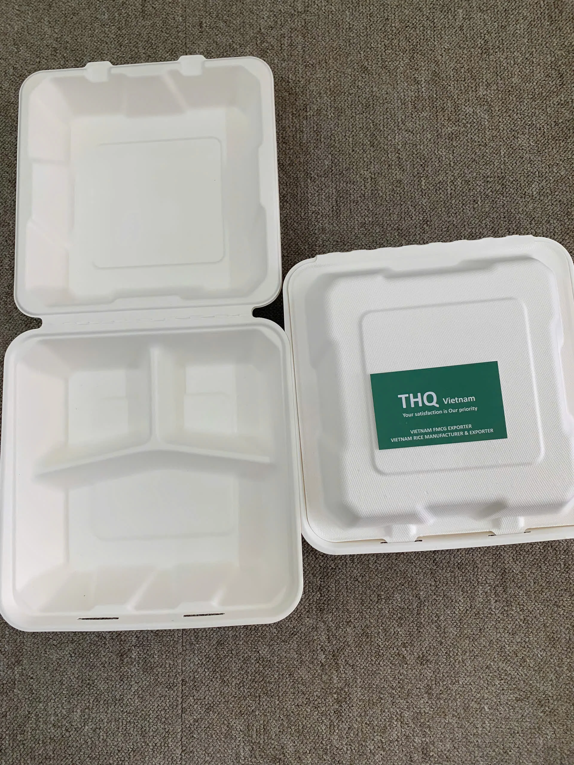 HB993 Bagasse Rice Box Per Carton (0.0469 M3)| Alibaba.com