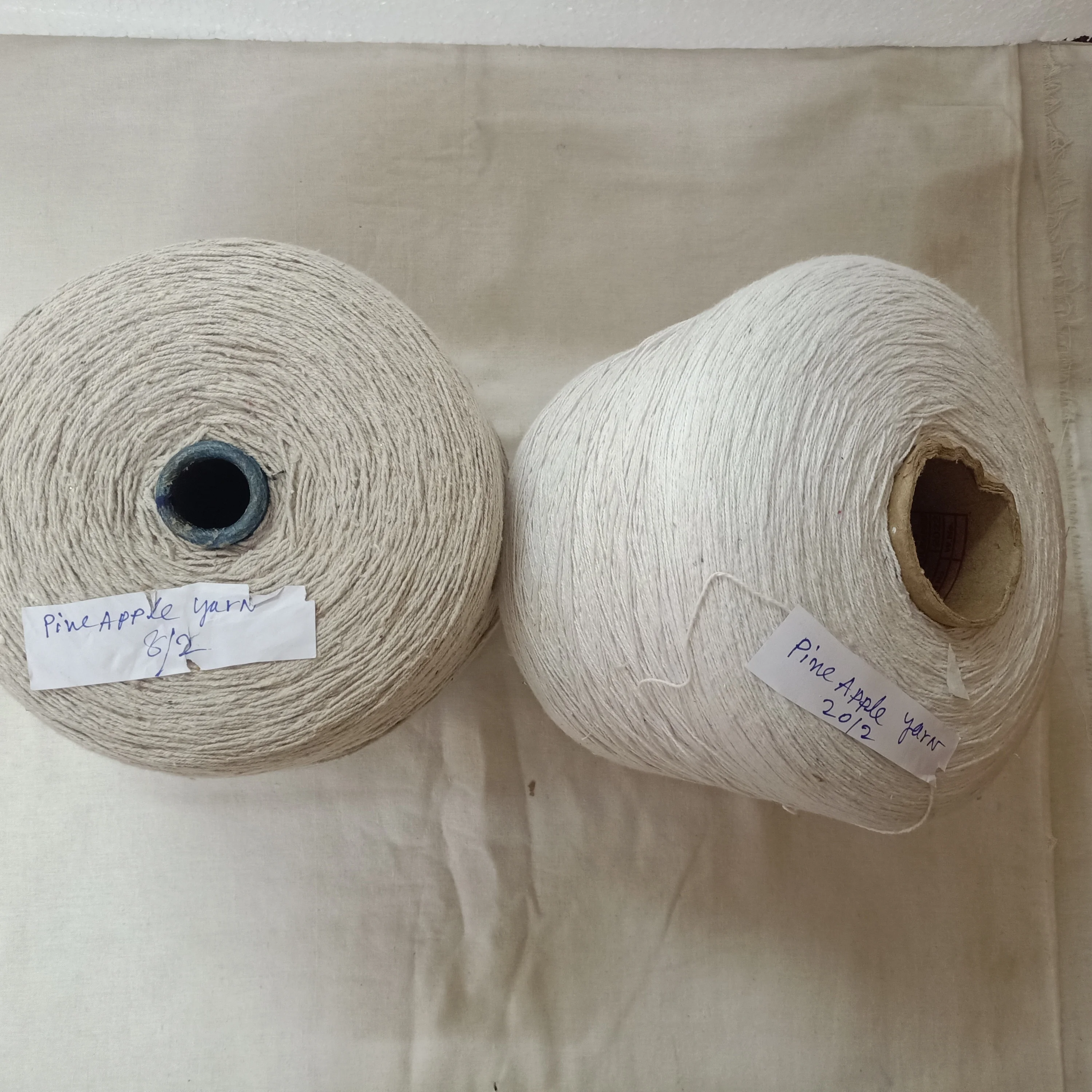Custom Made Pineapple Yarn - Natural, Texturized, and