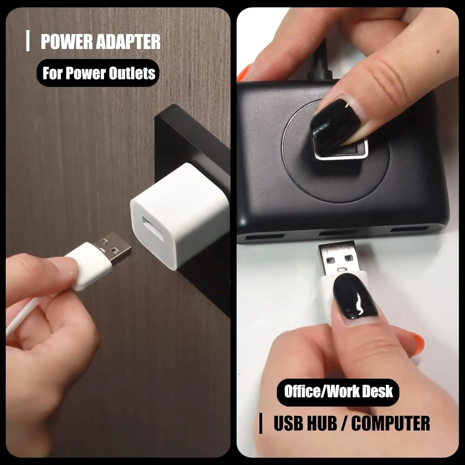 Rainbow Compact Modern Digital Desk Clock With Large RGB Display Temperature Adjustable Brightness Function