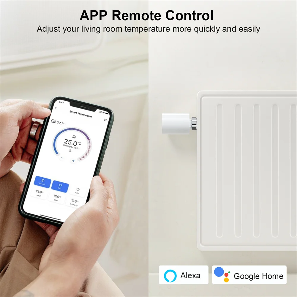 Thermosta Radiator Emylo Thermostat Radiator Valve Heating,Smart Radiator Valve ...