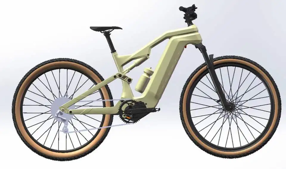 Рама велосипеда из углеродного волокна для BAFANG M510 M610 M620 Emtb 29Er полностью карбоновая рама
