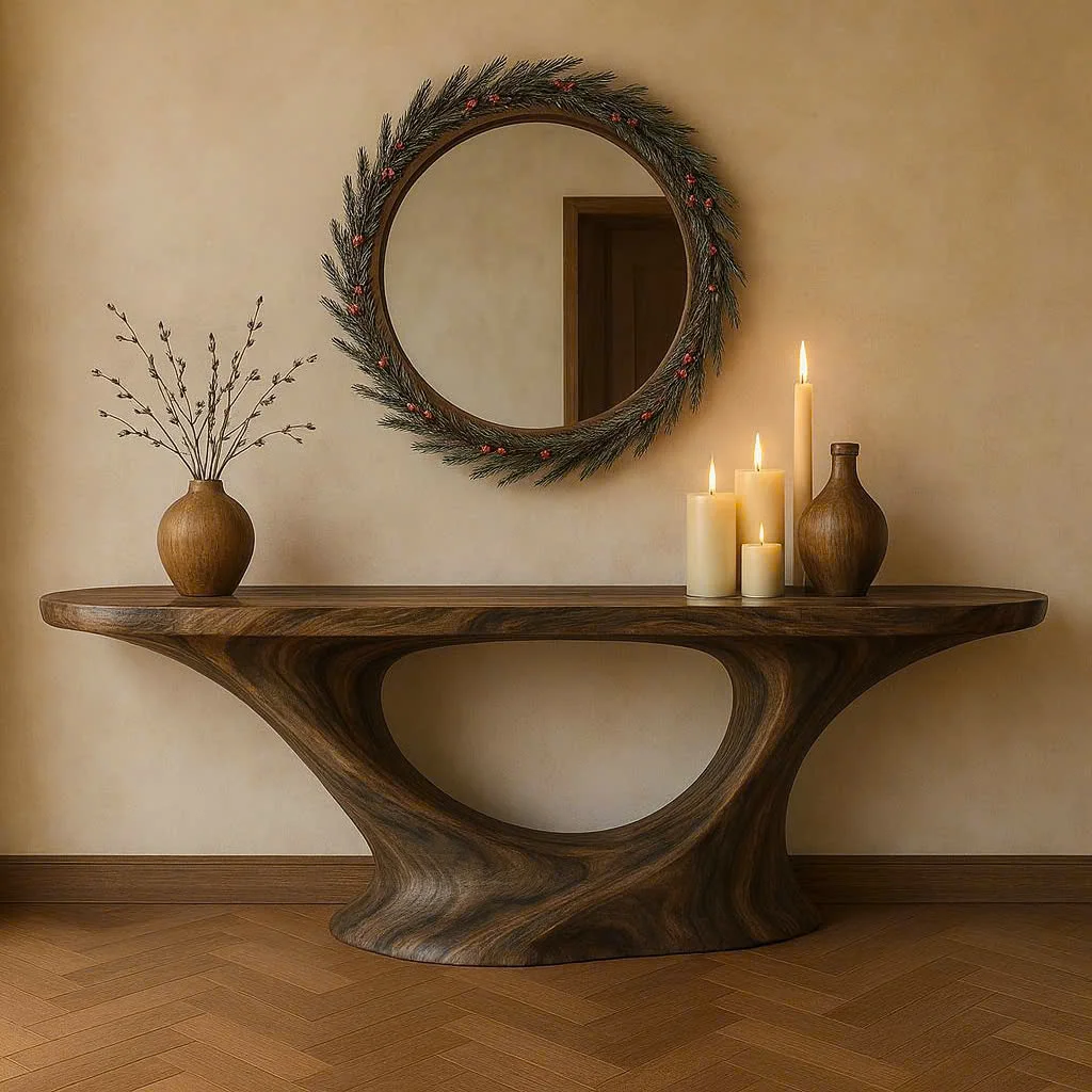 Elvarenae Arcelle Oval Console Table — product detail