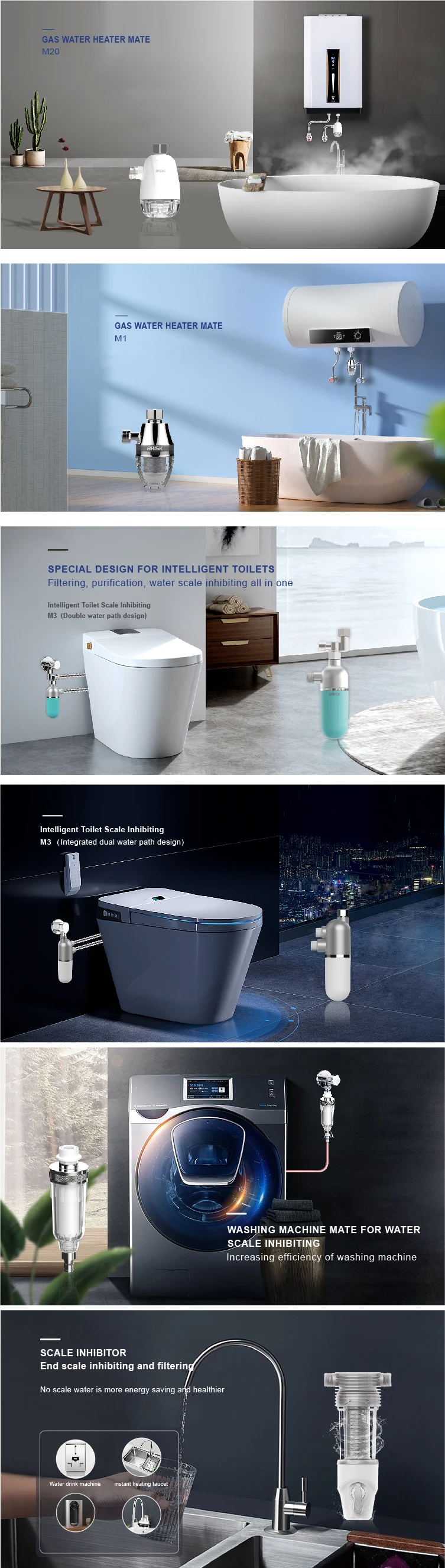 intelligent toilet and bidet water filtration prefilter with MSAP for water scale and removing chlorine 4
