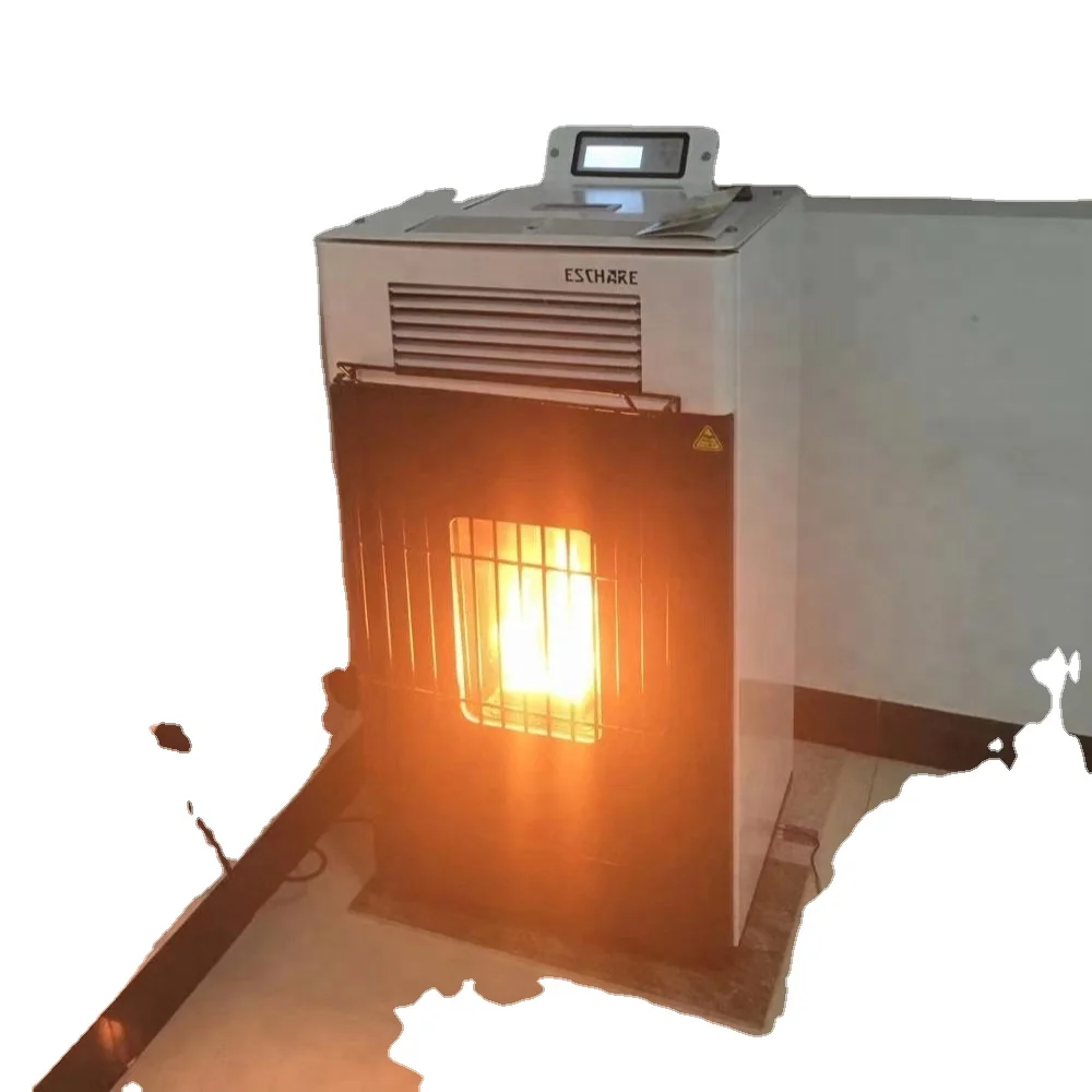 12kw Style Freestanding Pellet Fireplace Wood Pellet Indoor Heating