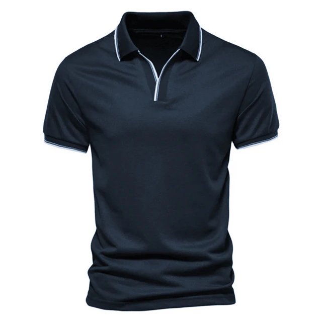 On Demand Top Quality Mix Color Combination Polo Collar Men T-shirts Custom Size Golf Clothing Classic Collar Men Polo T Shirt