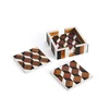 Brown & white