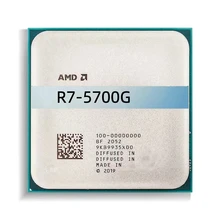 For AMD R7 5700G Core Ry ZenTwelve-Thread 3.8 GHz Processor 7NM 65W  Socket AM4 CPUs for Desktop Computer