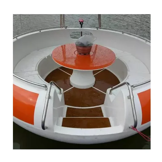 Bbq Leisure Boat 8 Person Round Barbecue Donut Boat Barbecue Dining