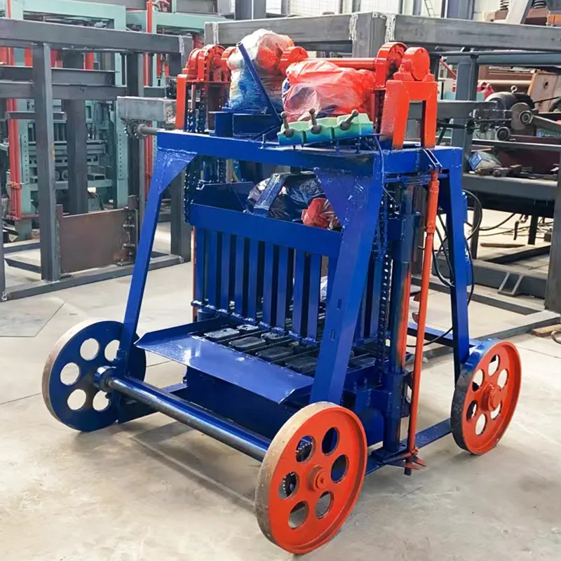 Movable Block Moulder Engines Cement 500 Small Scale Concrete Mini