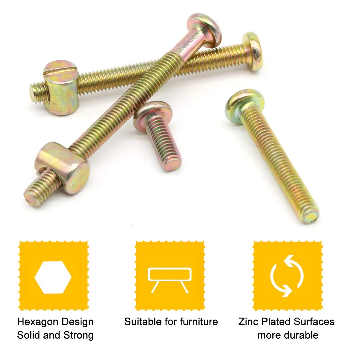 Hardware Replacement Kit Baby Bed Frame Bolts Barrel Nuts Wooden Dowel Pins Hex Drive Socket Cap Screws Kit for Beds Chairs