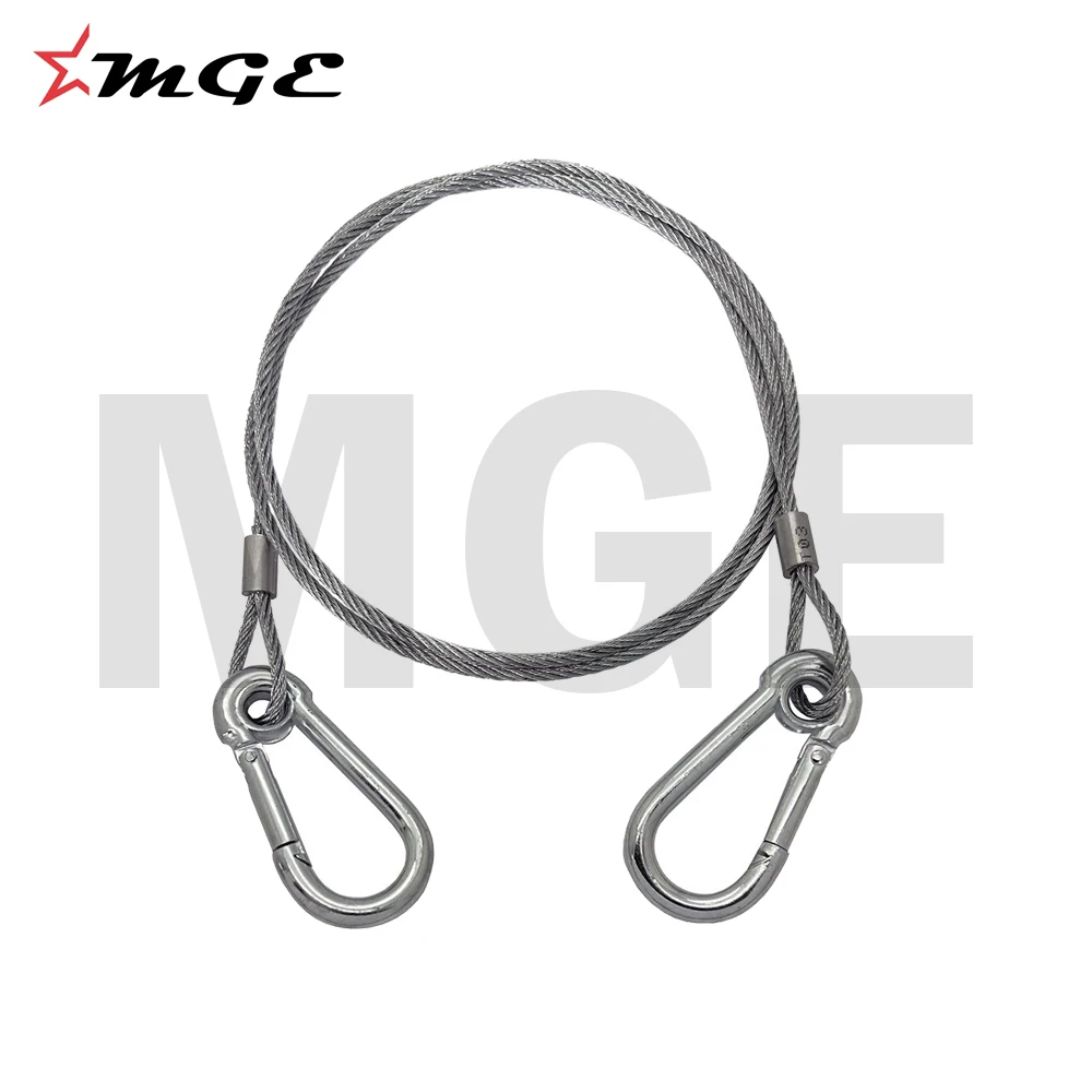 Stainless Steel Lanyard Cables With Snap Hook For Safety Locking ...