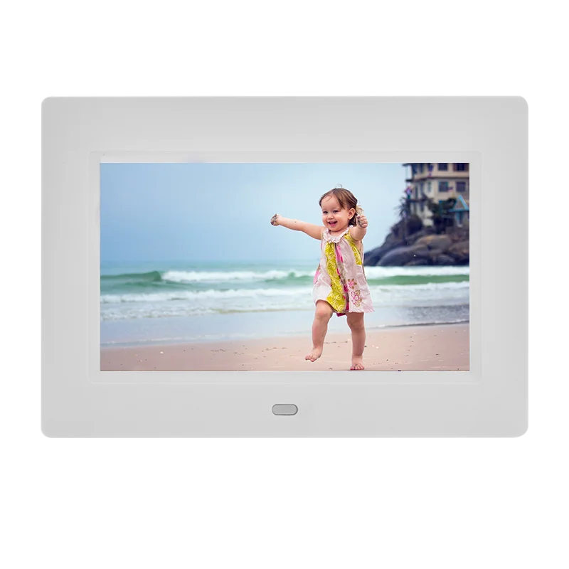 Wholesale Smart 7 Inch Led Electric Picture Frame Display Screen Frame Digital Photo Frame with Mp3 Mp4 Movie Player