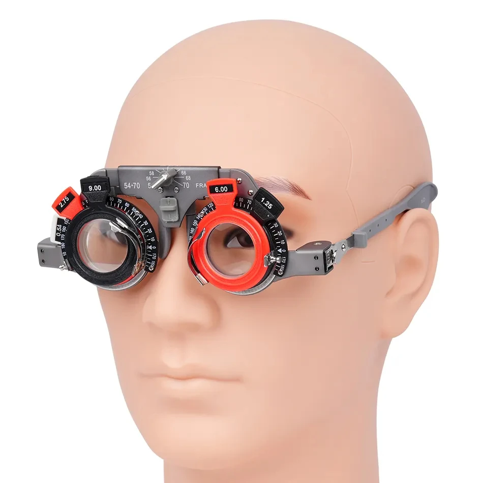 Direct Sale Ophthalmic Equipment Optical Trial Frame Adjustable PD 54-70mm Pure Titanium Material Light Weight Durable Model