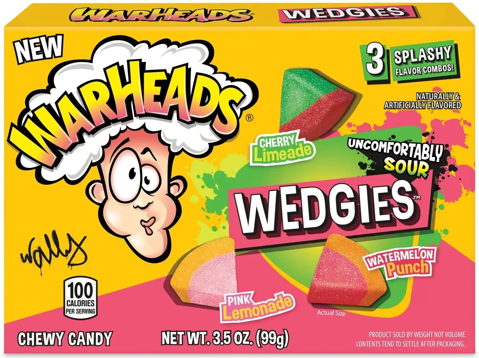 Warheads Watermelon Wedgies Candy - Buy Warheads Galactic Mix Cubes ...