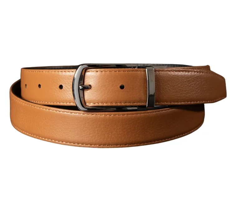 Factory Direct Sale-Full Grain Leather with Steel Buckle Direct from Pakistan Business Men Genuine leather belt good quality