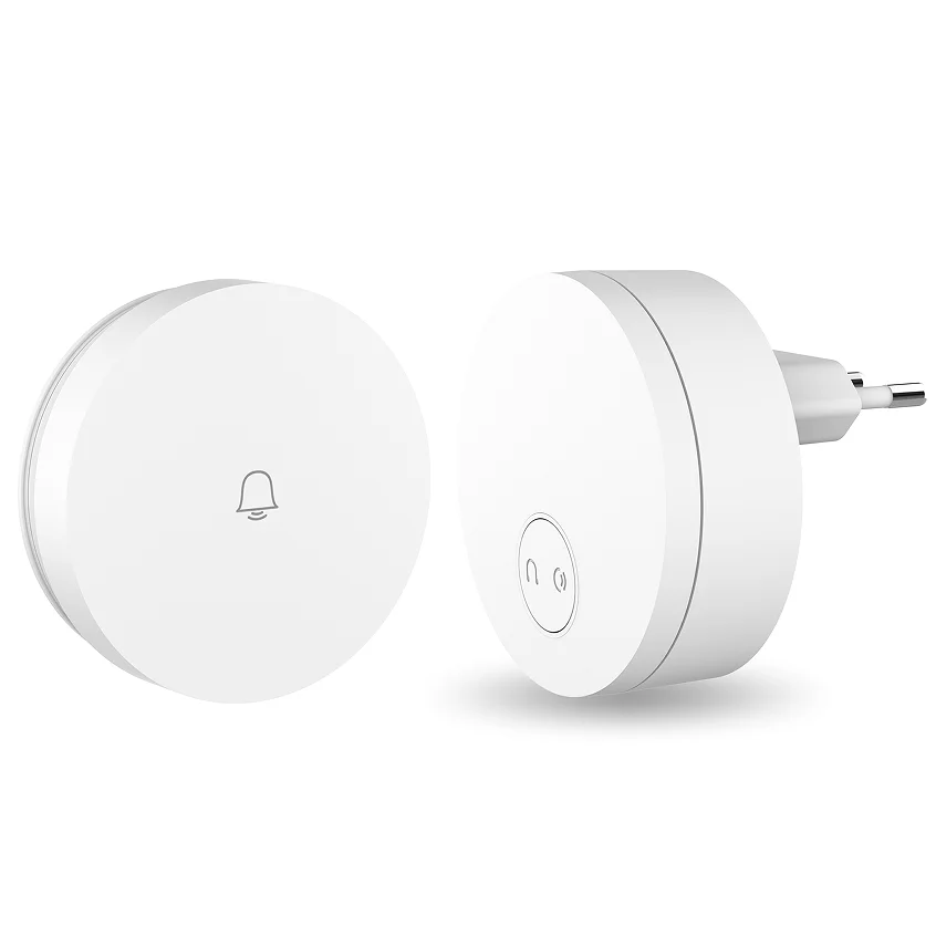 Wireless WIFI Doorbell TUYA APP Control Alexa Echo Voice Control SOS Button Call HOUSE DOORBELL