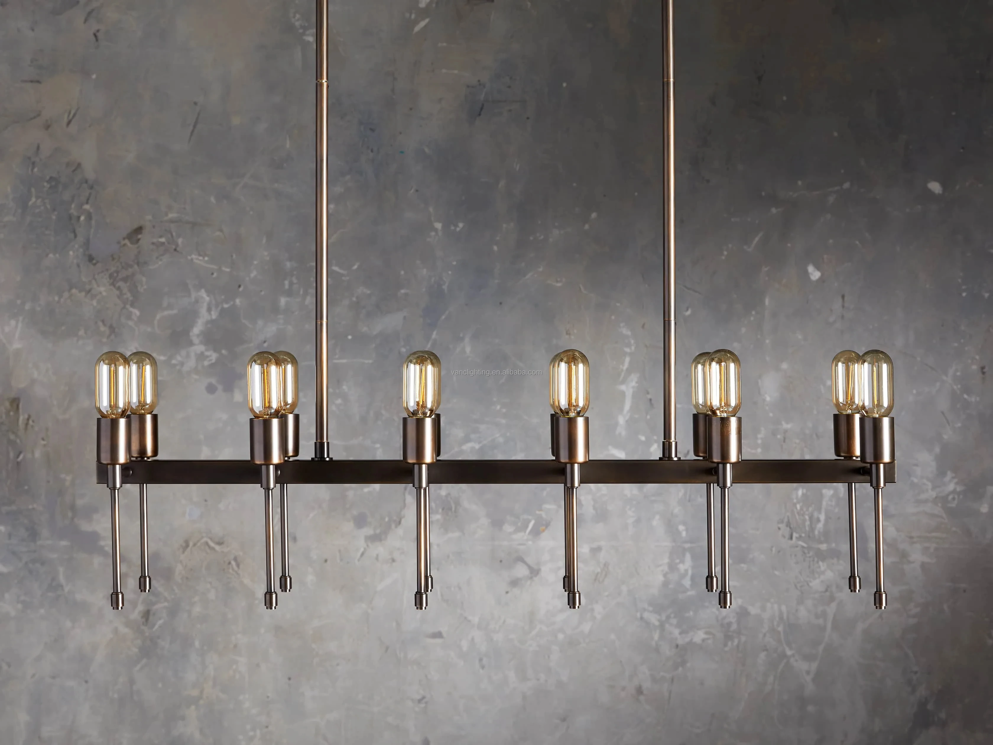 American Handcrafted Steel Chandelier for  Living Room Home Ceiling Pendant Lighting High Quality Wireless Control