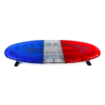 Ambulance Warning Lightbar with Clear Lens Red and Blue LED New Condition