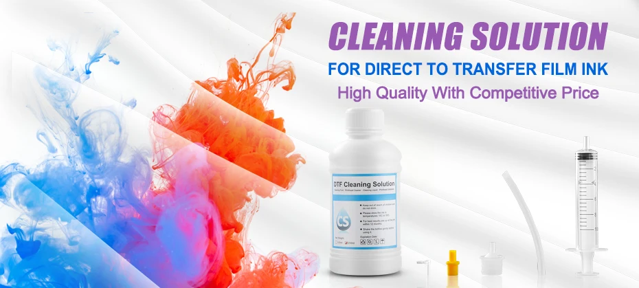 OCBESTJET 1000ml DTF Dtf Liquid Cleaner Cleaning Liquid for Direct to Transfer Film Printing Ink Cleaning Solution for DTF Ink